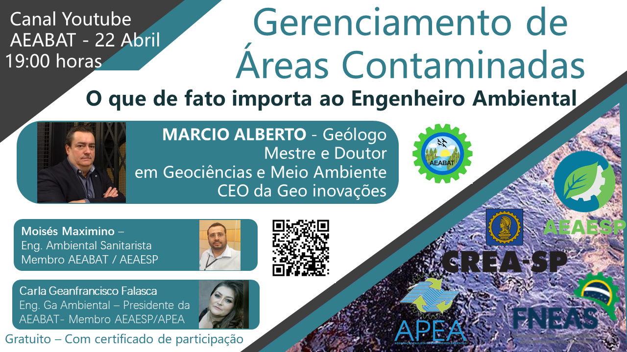 2021 0422 Gerenciamento de Áreas contaminadas – O que de fato importa ao Engenheiro Ambiental