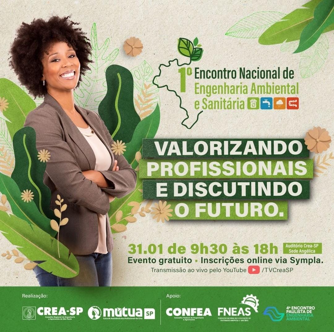 1 Encontro Nacional de Engenharia Ambiental – 4o Encontro Paulista de Engenharia Ambiental